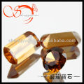 round champagne colored cubic zirconia wholesale price